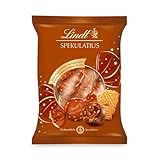 Lindt Schokolade | Spekulatius Doppeldreh Kugeln Beutel | 101g | 9 zarte Nougatcrème Kugeln mit knusprigem Spekulatius in Vollmilchschokolade | festliches Schokoladen-Geschenk zu Weihnachten